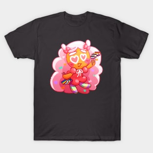 Cotton candy cookie supports you! T-Shirt